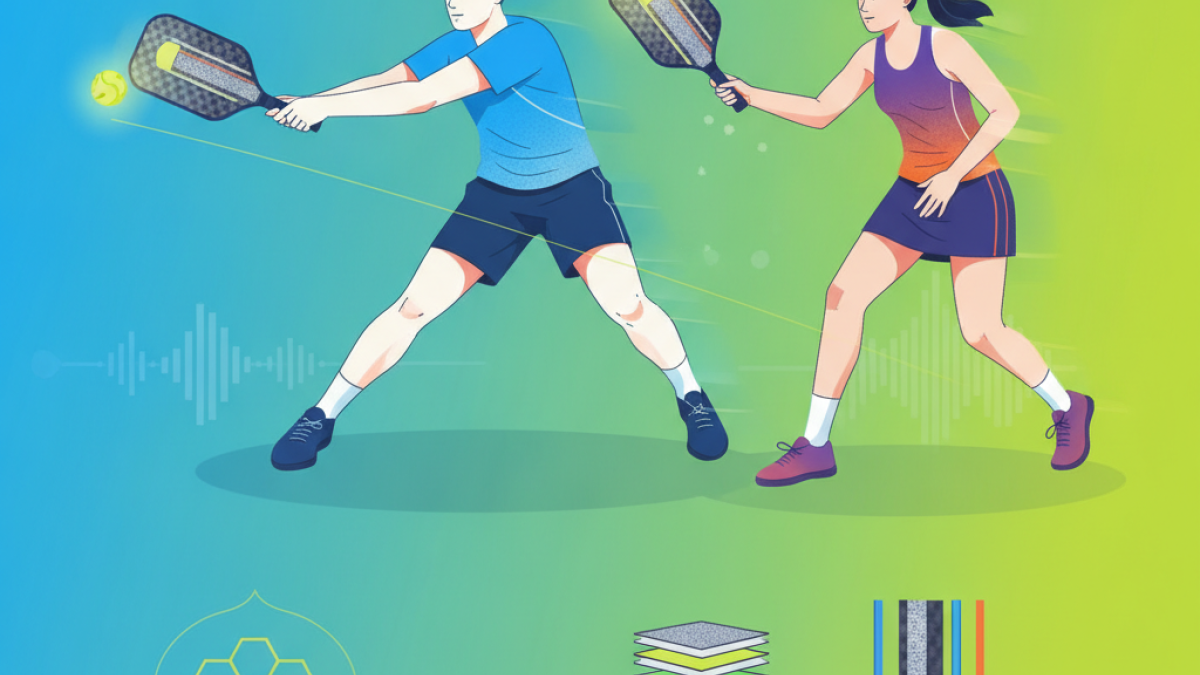 Bí mật ẩn sau cây vợt: Vật liệu và Lõi vợt Pickleball ảnh hưởng thế nào đến cú đánh của bạn?